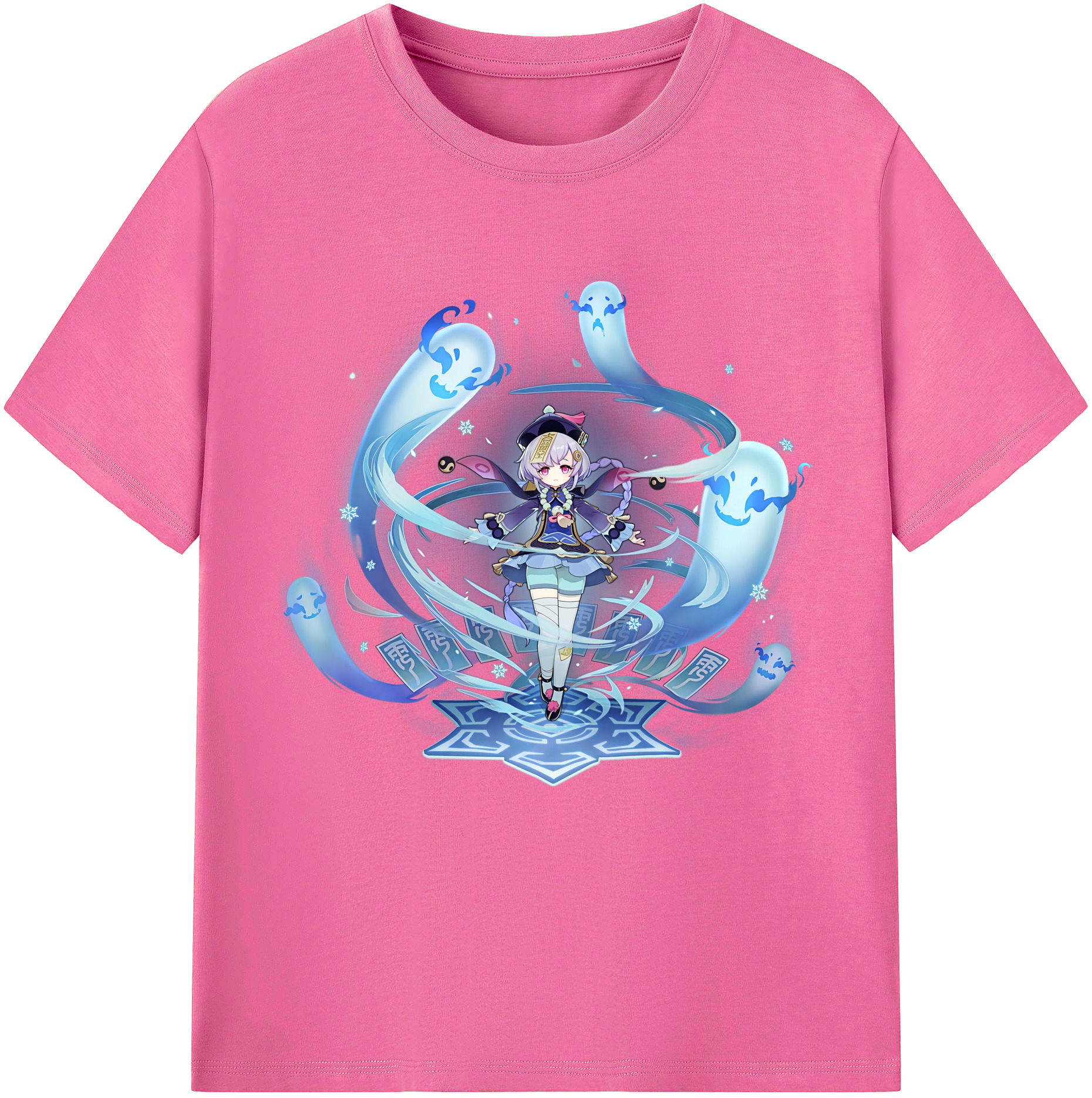 げんし神 七七 なな  genshin Nana レディースカジュアルプリントTシャツ（綿100％）
